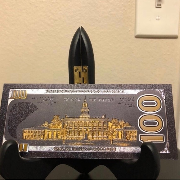 24k Gold Foil Plated US Currency Banknote Collection - Picture 4 of 9